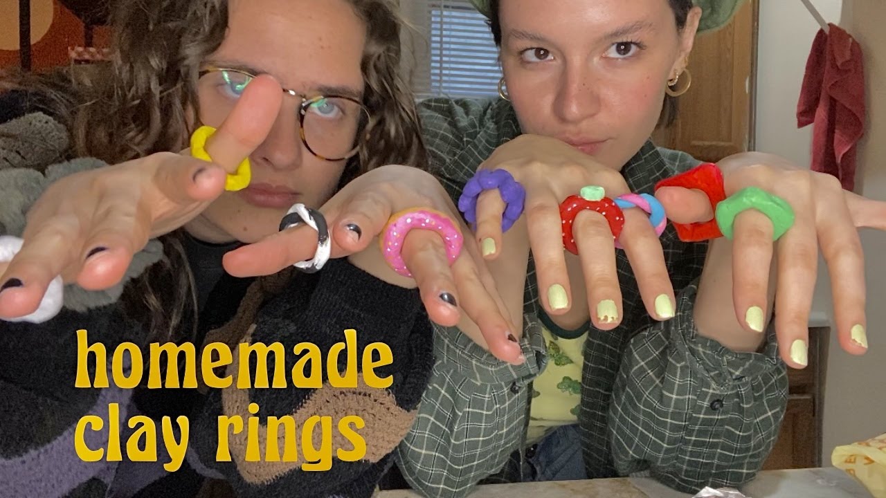 How to Make Clay Rings at Home