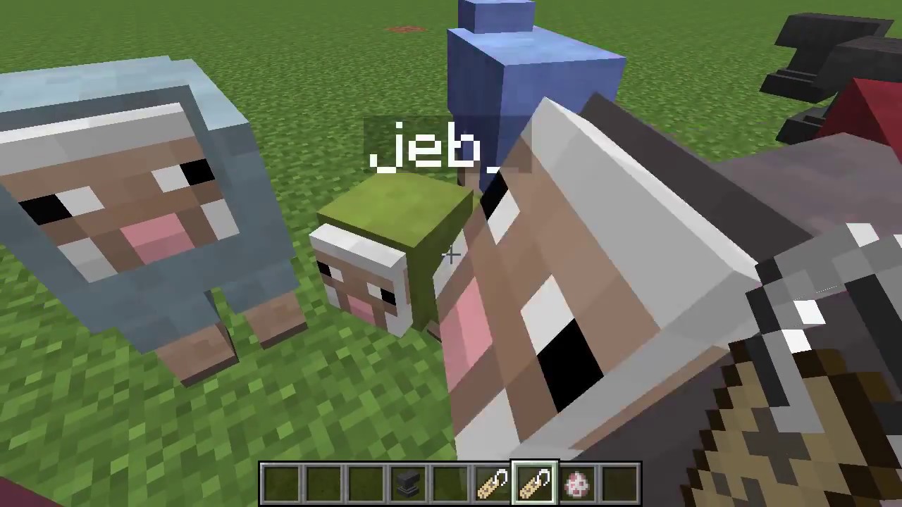 How to Make Rainbow Sheep in Minecraft