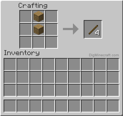 How to Make Sticks in Minecraft