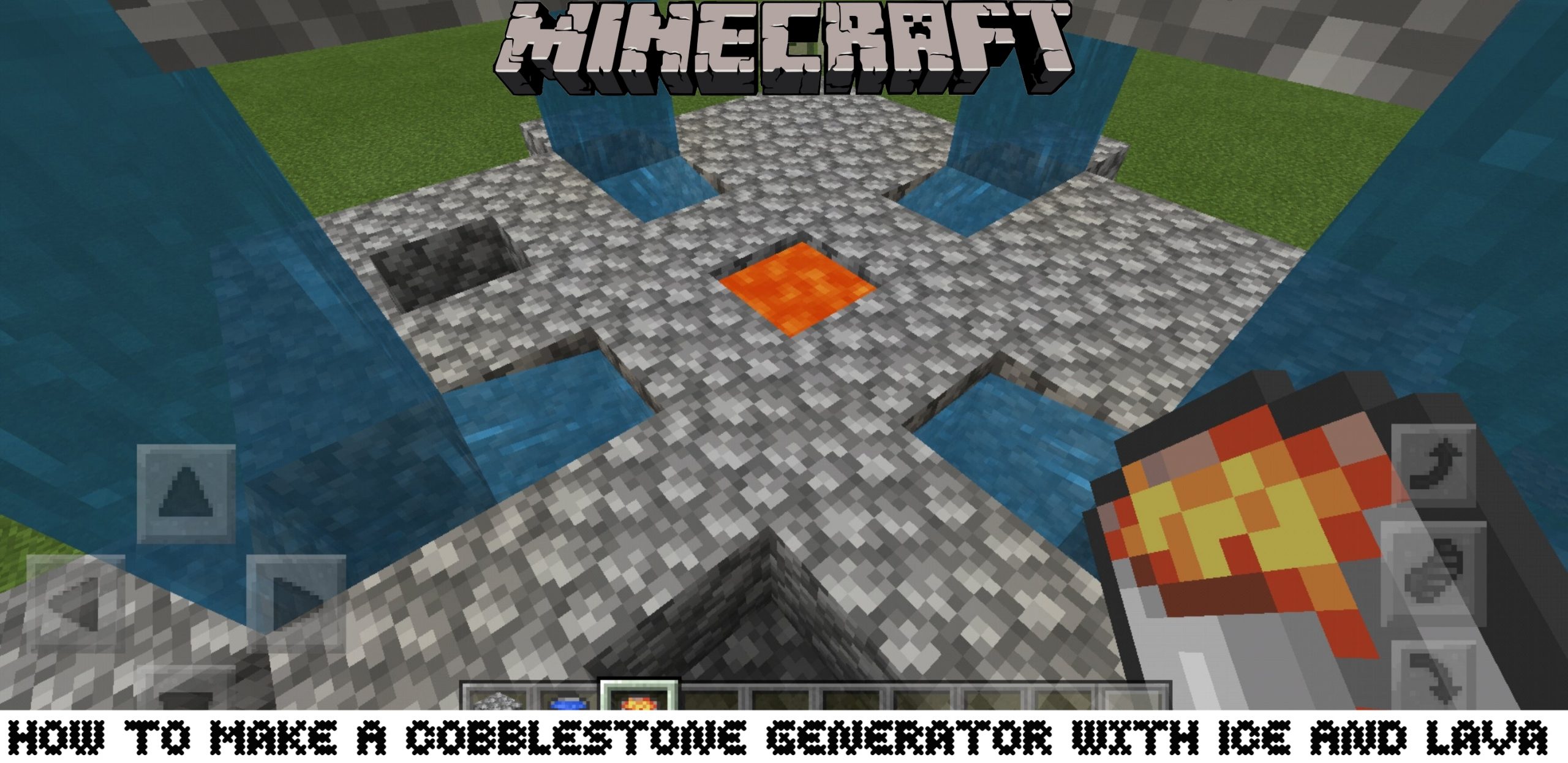 How to Make a Cobblestone Generator in Minecraft
