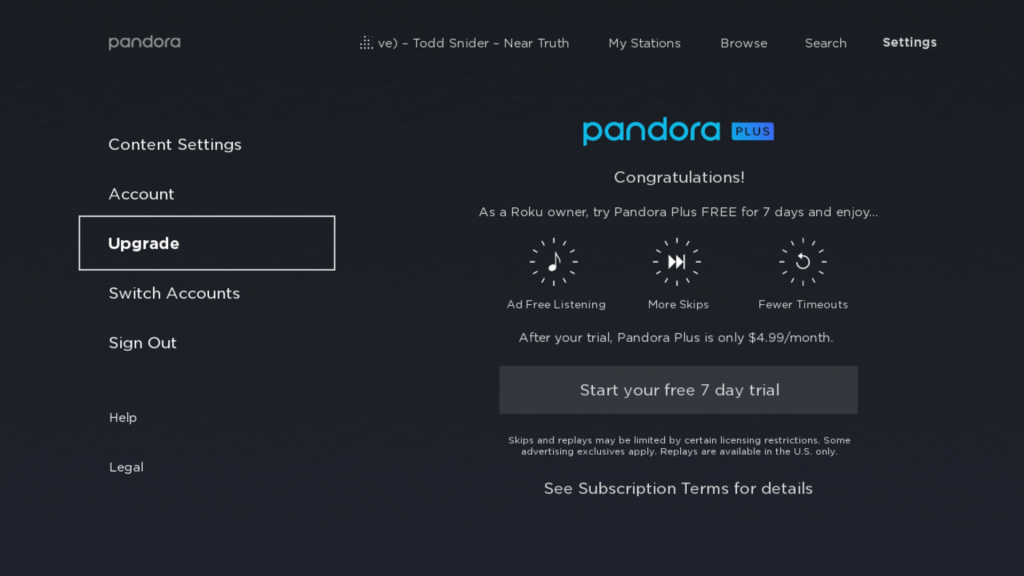 Pandora Playlist Making