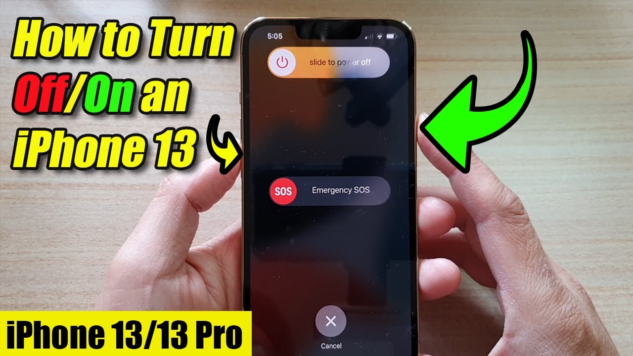 How to Turn Off Your iPhone 13