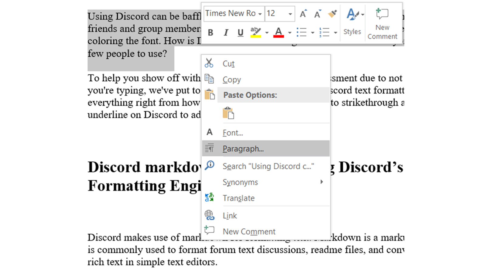 How to Do a Hanging Indent on Word