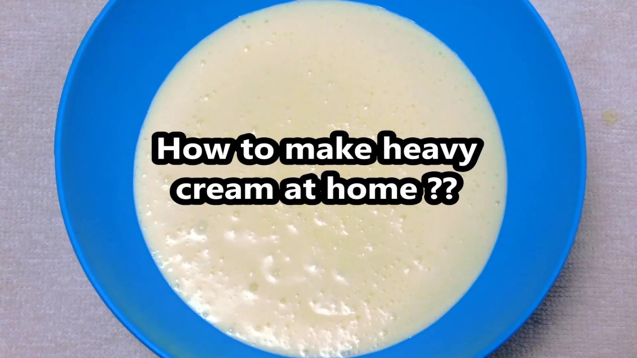 How to Make Heavy Whipping Cream?